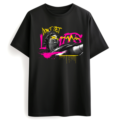 Don't set limits Streetwear Plus Size T-Shirt