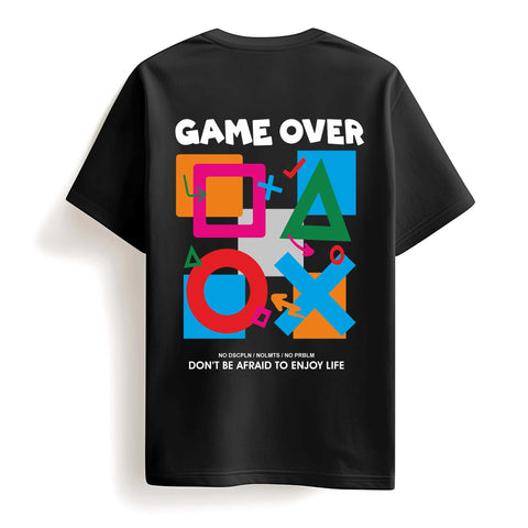 Tic Tac Game Over Plus Size T-shirt