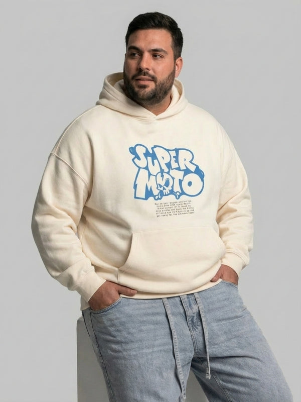 Super Moto Hoodie in Off White