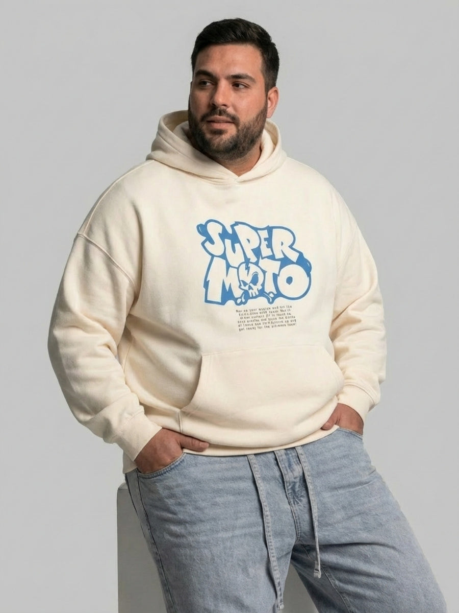Super Moto Plus Size Hoodie