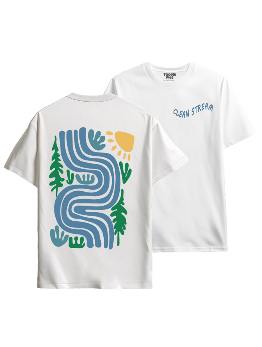 Clean steam Plus Size T-shirt