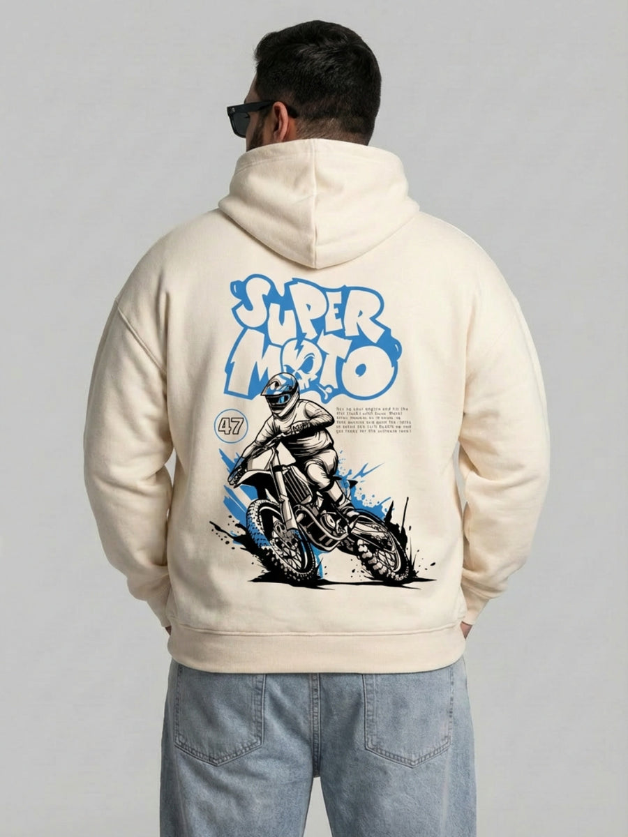 Super Moto Plus Size Hoodie
