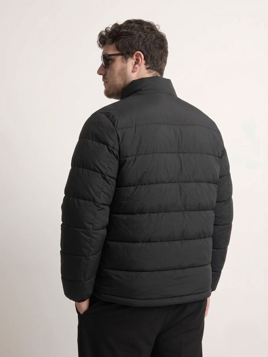 Quilted Water-Repellent Plus Size Puffer Jacket
