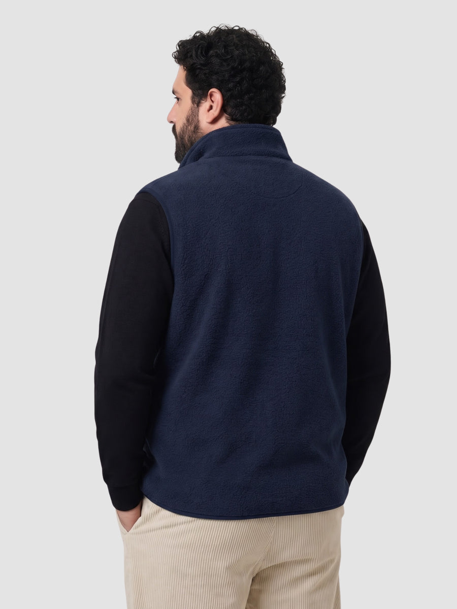 Fleece Half  Heavy Weight Plus size Zipper Jacket