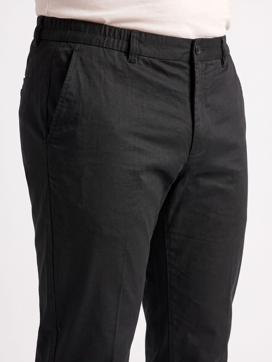 Satin Cotton Plus Size Chinos