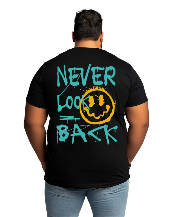 Never Look Back T-Shirt in Black