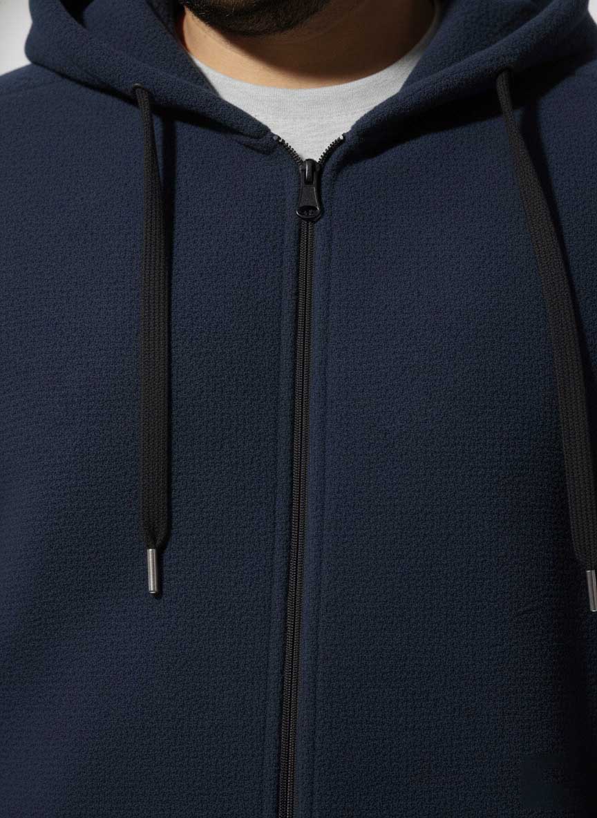 Polar Fleece Heavy Weight Plus size Zipper hoodie
