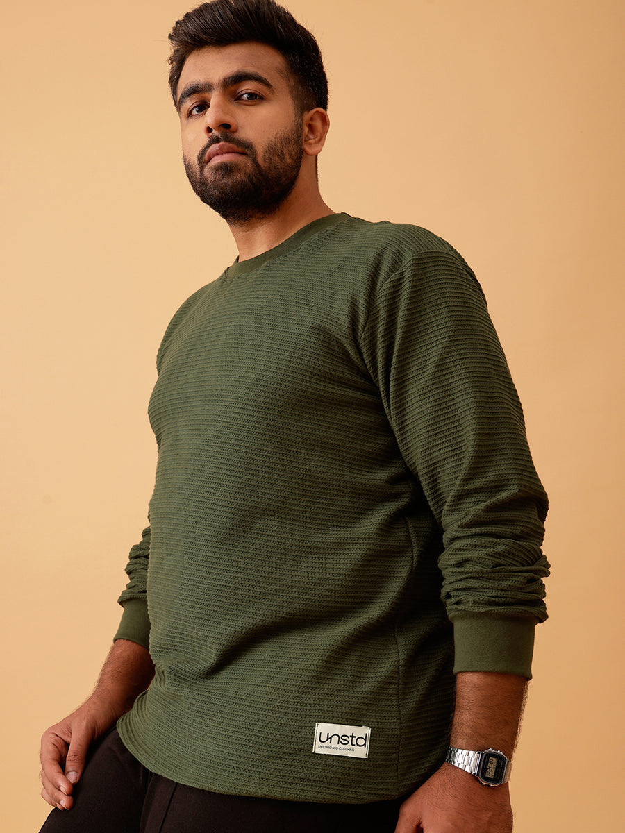 Premium Interlock Textured Sweatshirt