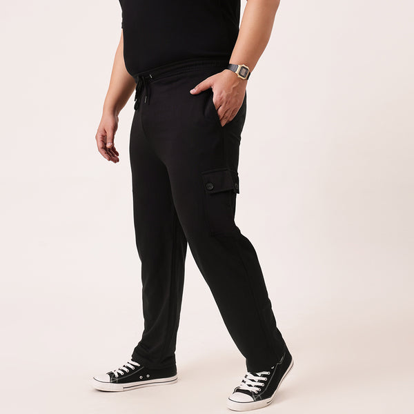 Cargo Joggers in Black