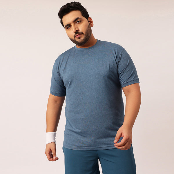 Rapid Dry Premium Gym T-shirt in Airforce Blue