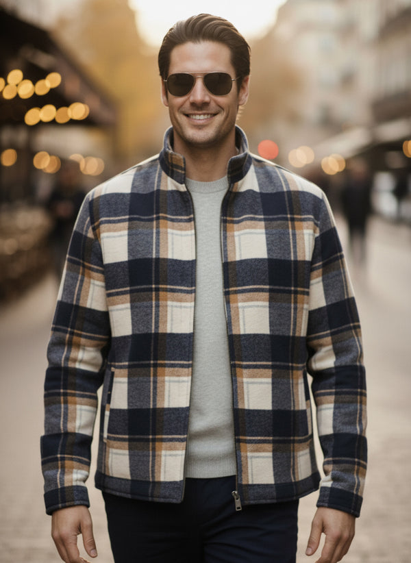Winter Super Soft Premium Teddy Jacket in Beige Orange