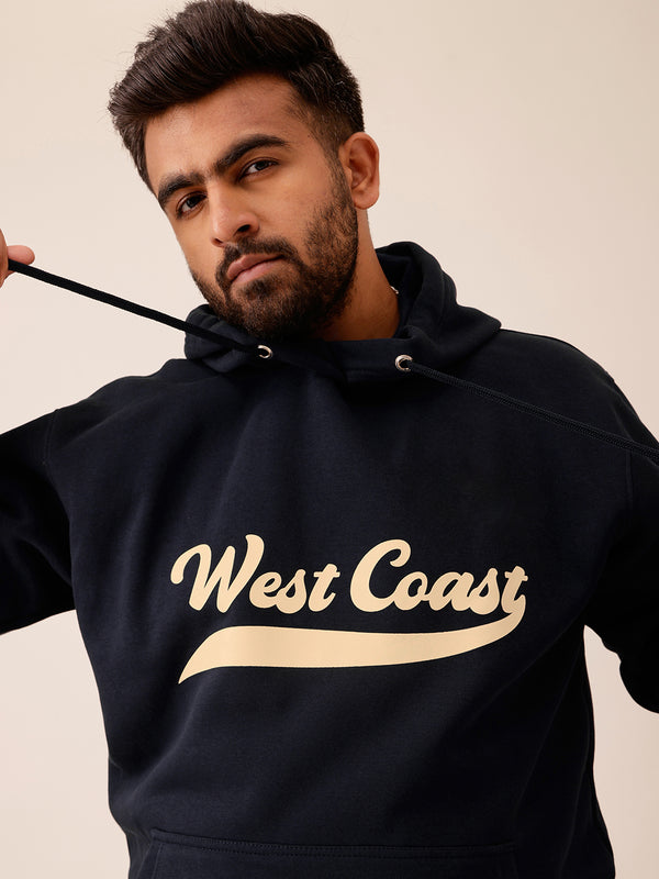 West Coast Hoodie in Navy Blue