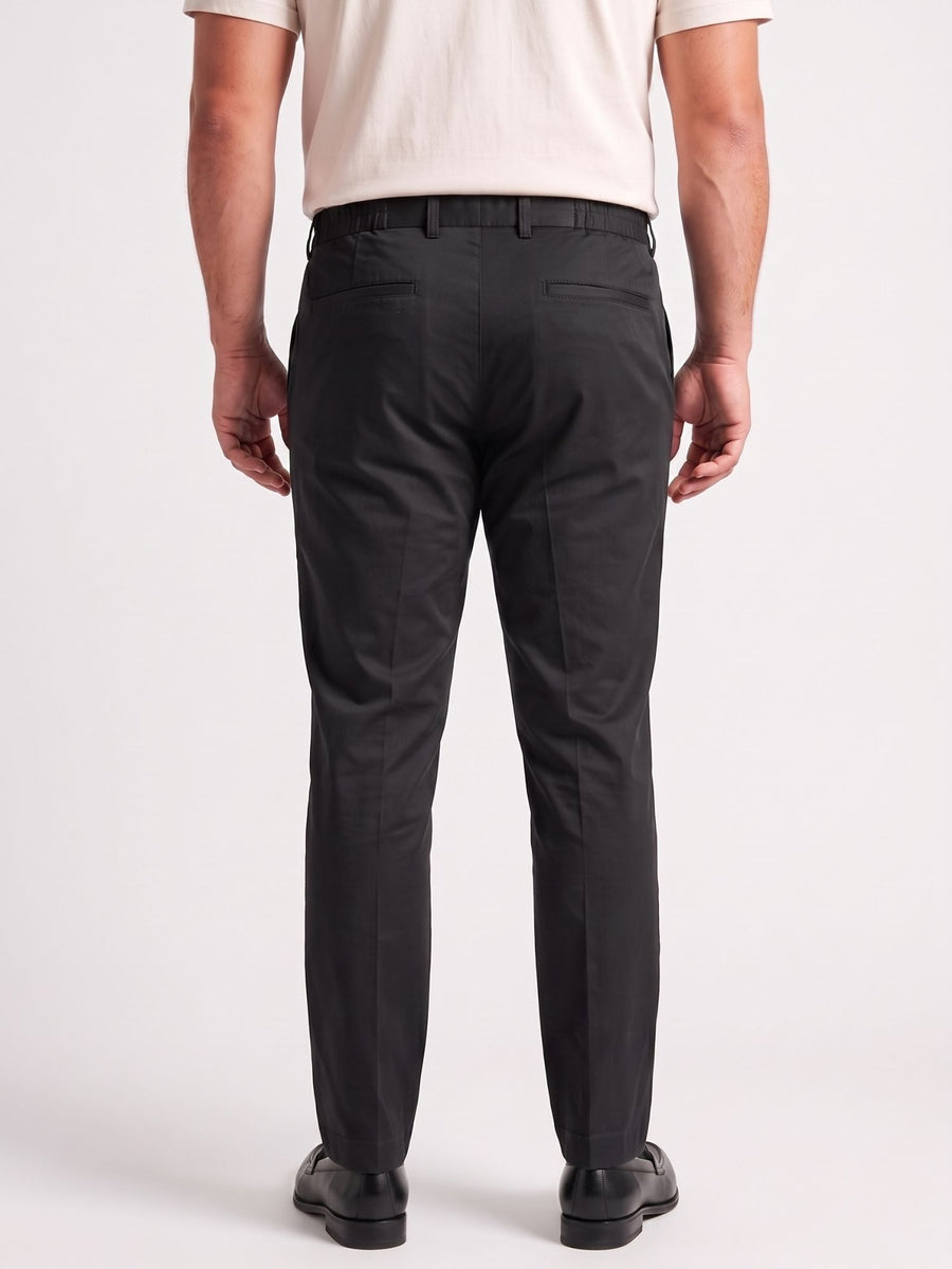 Satin Cotton Plus Size Chinos