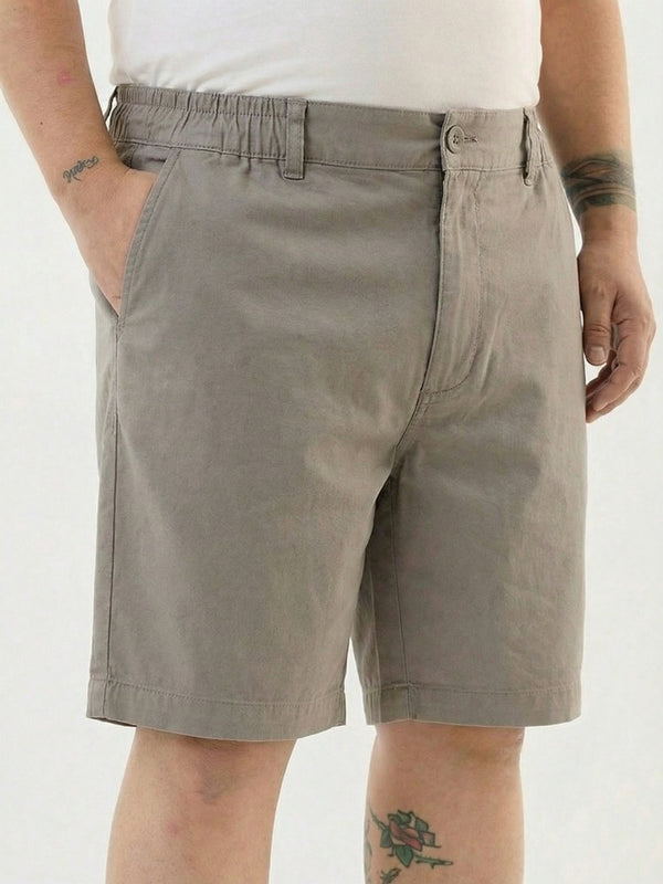 Airmax Cotton Chino Shorts in Beige