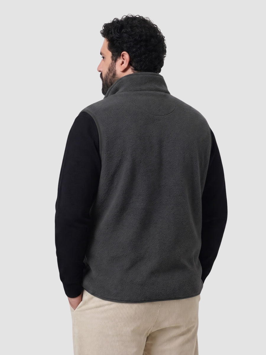 Fleece Half  Heavy Weight Plus size Zipper Jacket