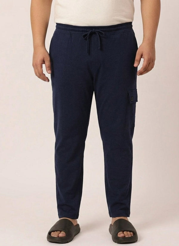 Cargo Joggers in Navy Blue