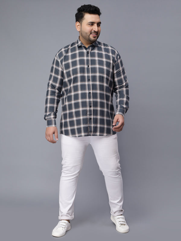 Ink Blue Checkered Shirt in -