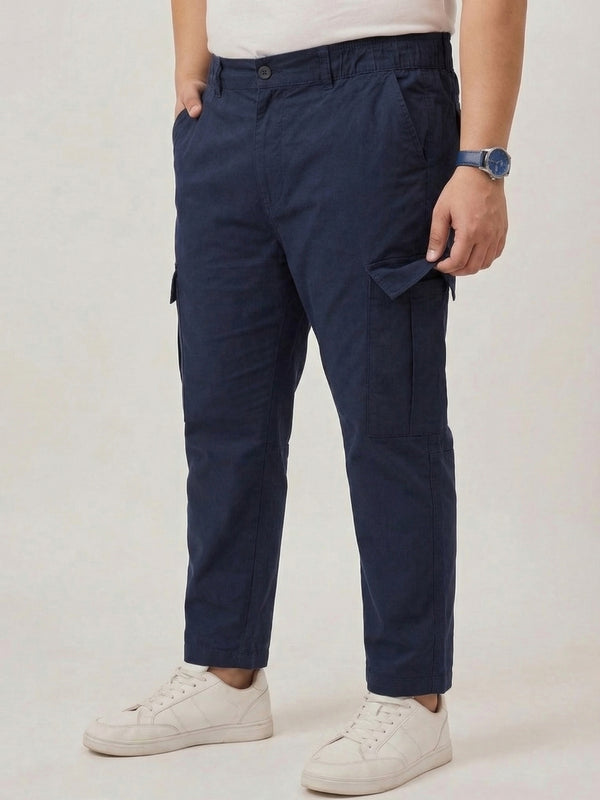 Airmax Cotton Cargos in Navy Blue