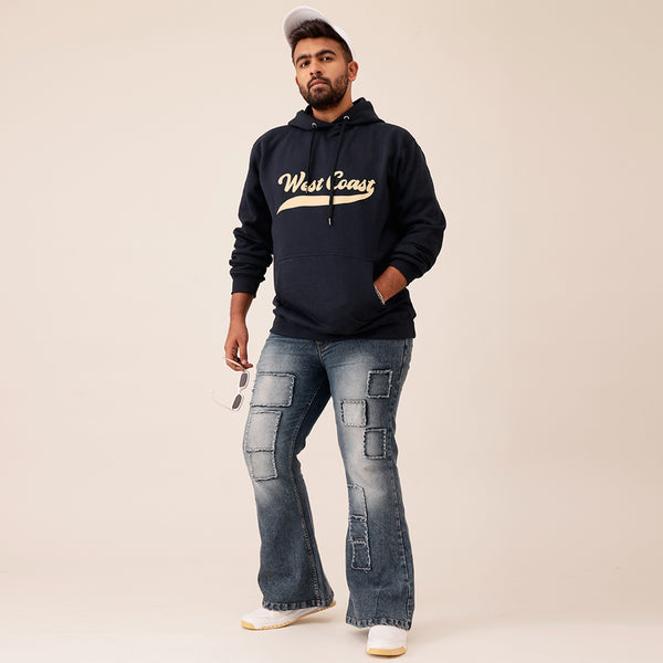 West Coast Hoodie in Navy Blue