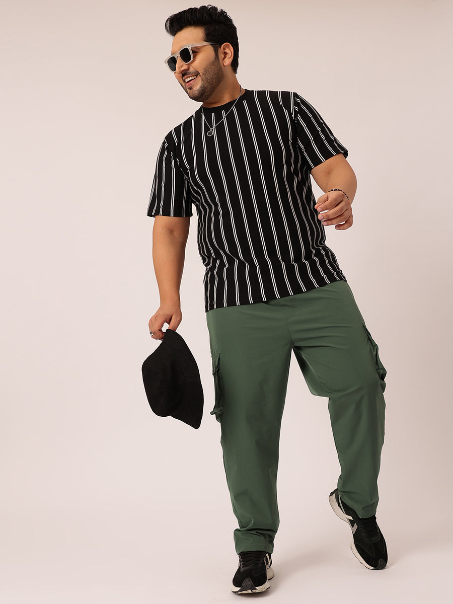 6 Pocket Relax Fit Cargo Plus Size