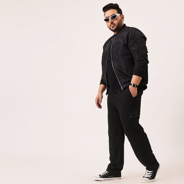 Cargo Joggers in Black