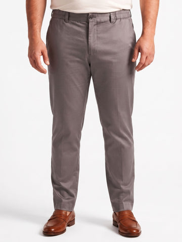 Satin Cotton Plus Size Chinos