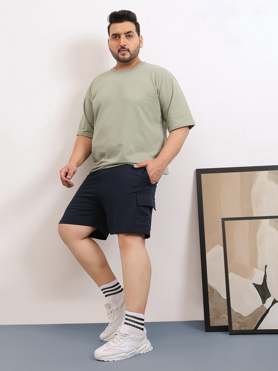 Cargo Shorts Cotton Plus Size