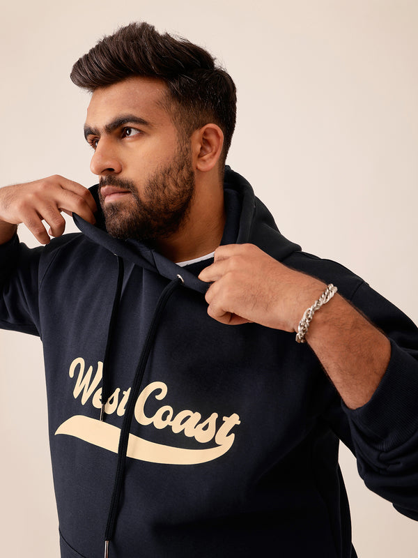 West Coast Hoodie in Navy Blue