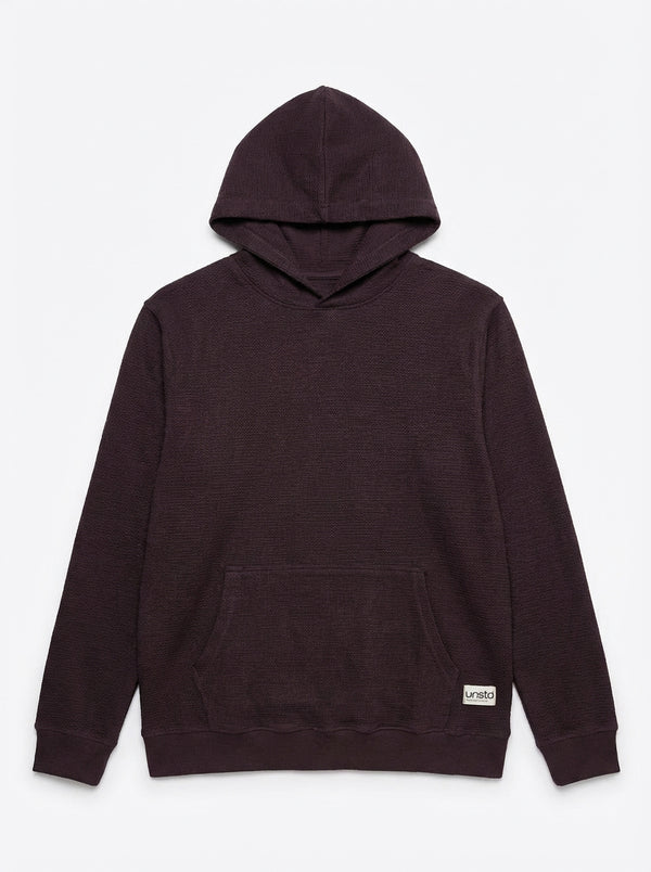 Premium Knitted Textured Hoodie