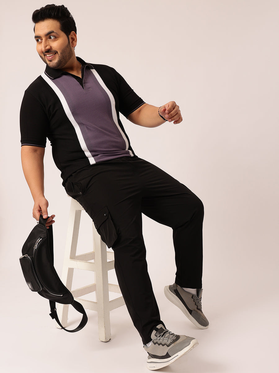 6 Pocket Relax Fit Cargo Plus Size