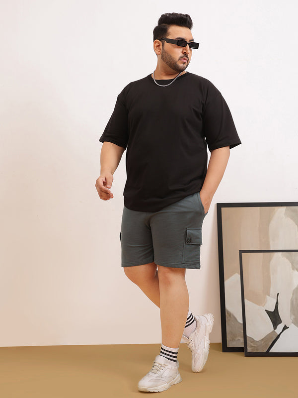 Cargo Shorts Cotton in Dark Grey