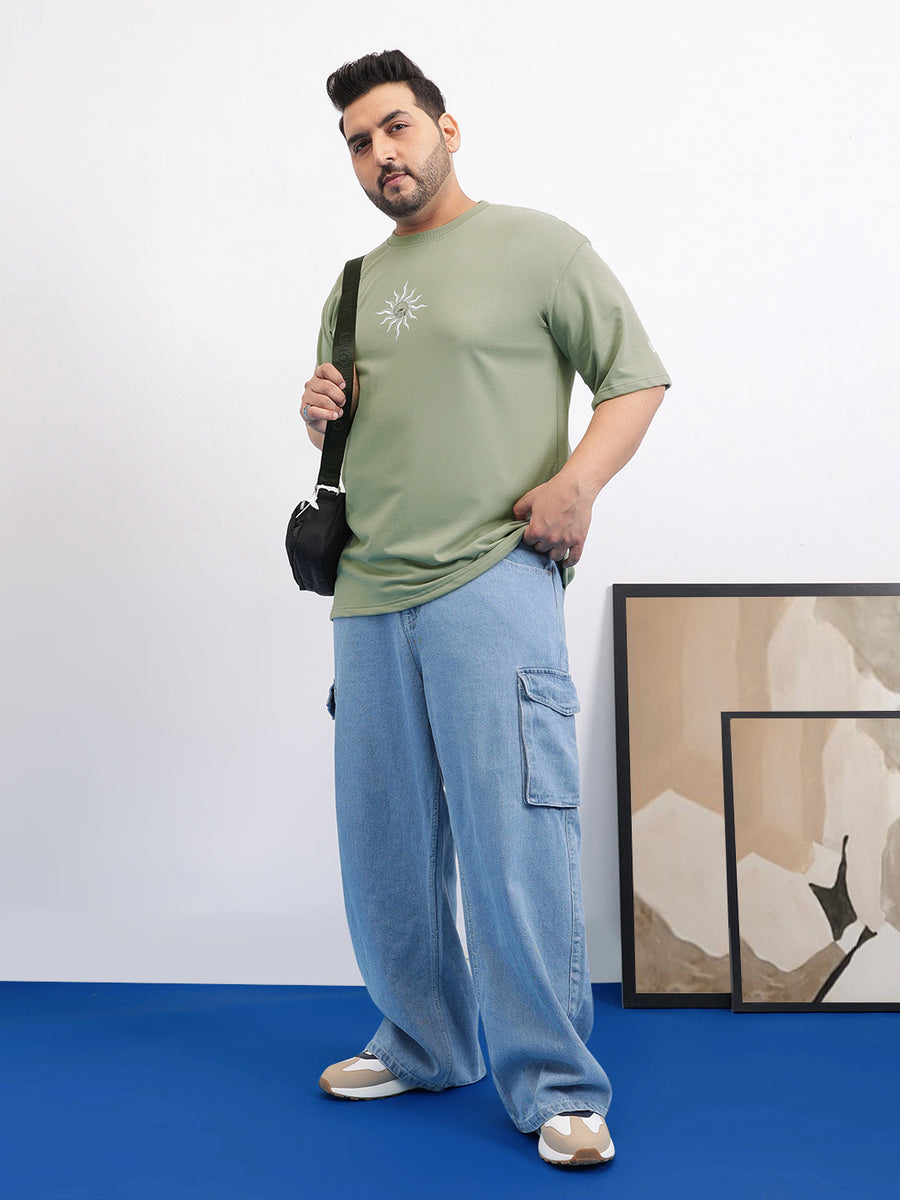 Knight Warrior Plus Size Drop Shoulder T-shirt