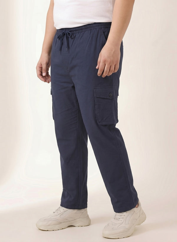 6 Pocket Relax Fit Cargo in Navy Blue