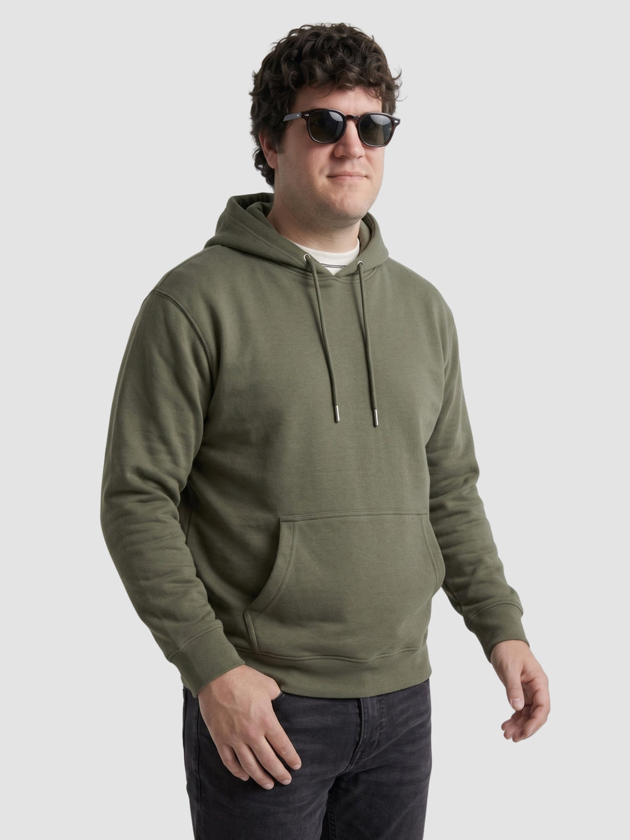 Solid Plus Size Hoodie