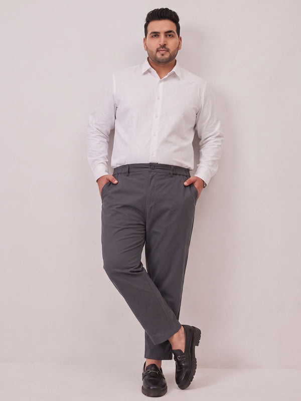 Airmax Cotton Chinos in Dark Grey