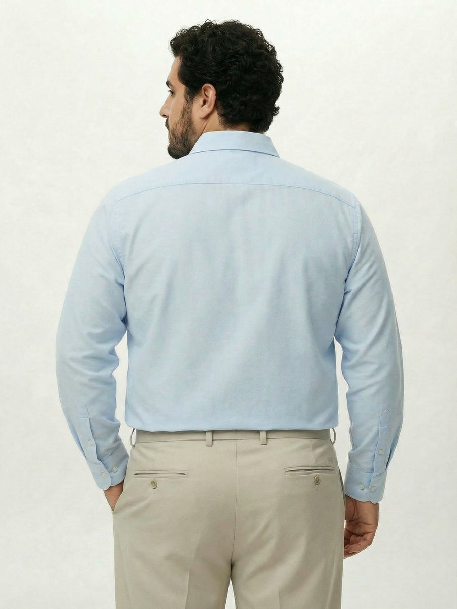 Premium Stretch Oxford Solid Plus Size Shirt