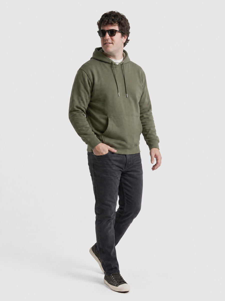 Solid Plus Size Hoodie