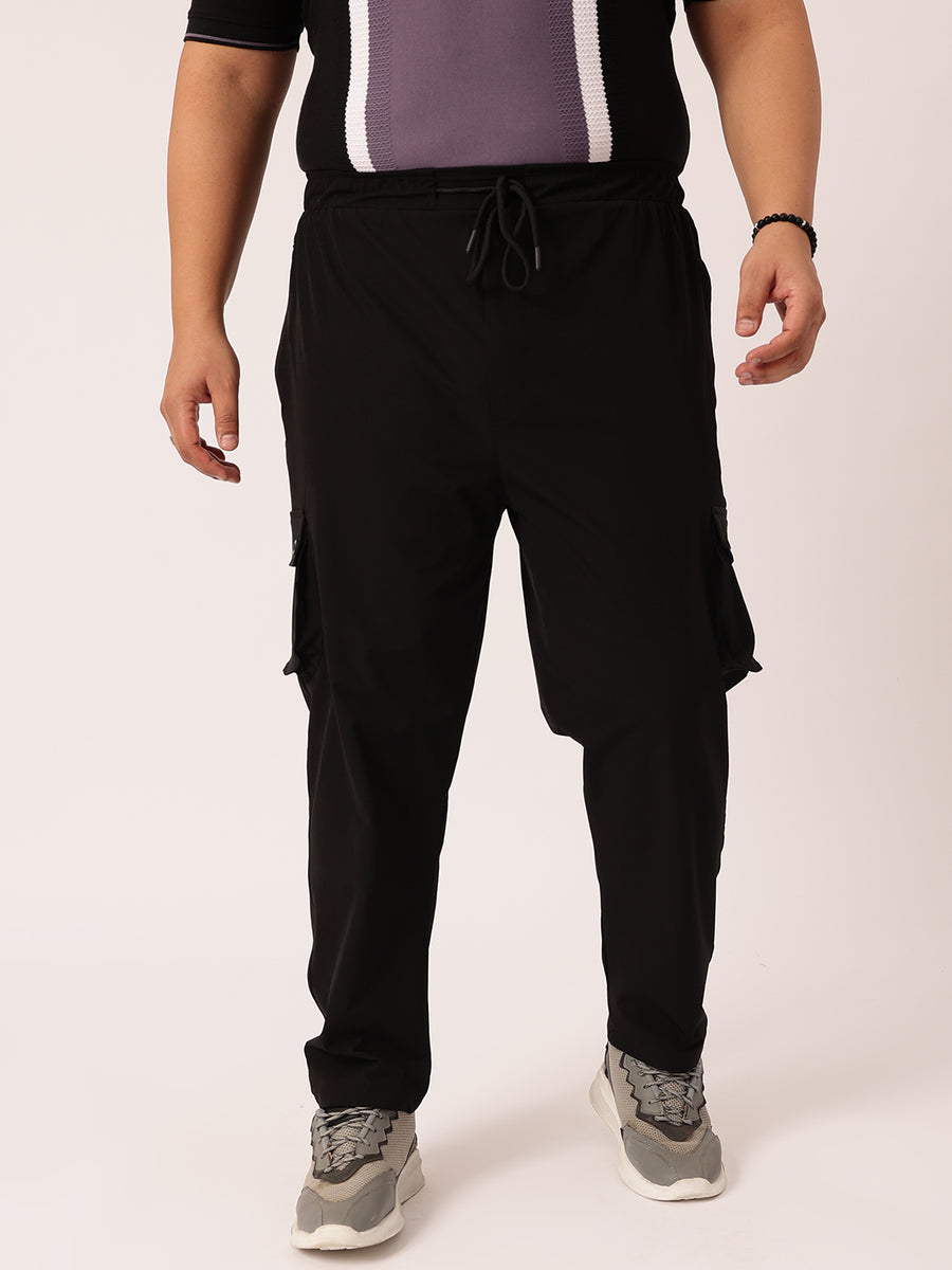 6 Pocket Relax Fit Cargo Plus Size