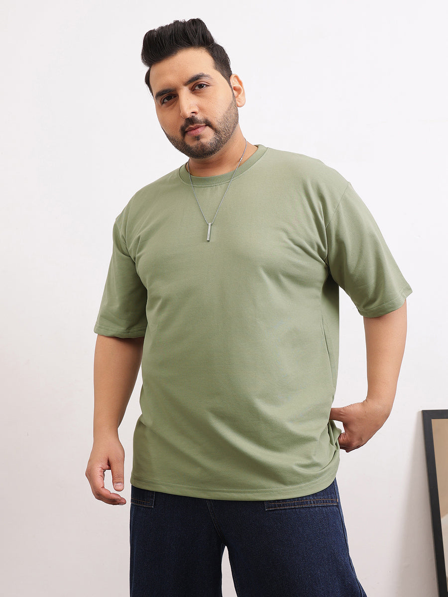 Heavy Weight Plus Size Drop Shoulder T-shirt