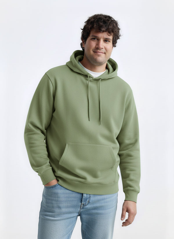 Solid Hoodie in Sage Green
