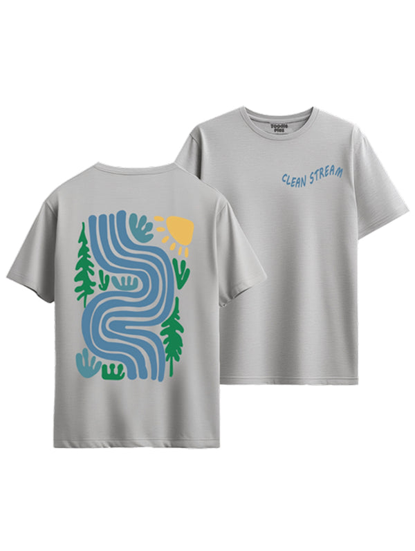 Clean steam T-shirt in Royal Blue