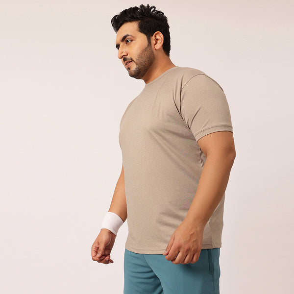 Rapid Dry Premium Gym T-shirt in Beige