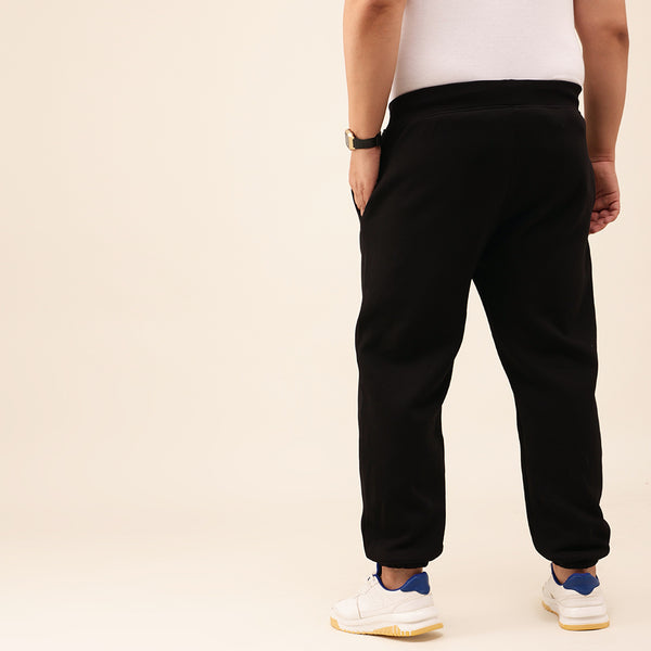Solid SweatPants Relaxed Fit in Black