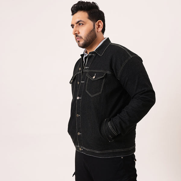 Denim Jacket in Black