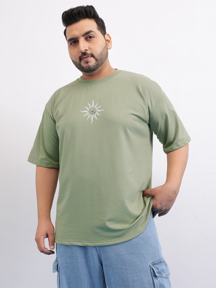 Knight Warrior Plus Size Drop Shoulder T-shirt