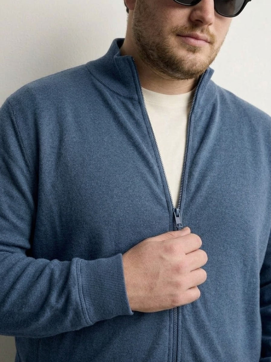 Full Zip Fleece Plus Size Jacket