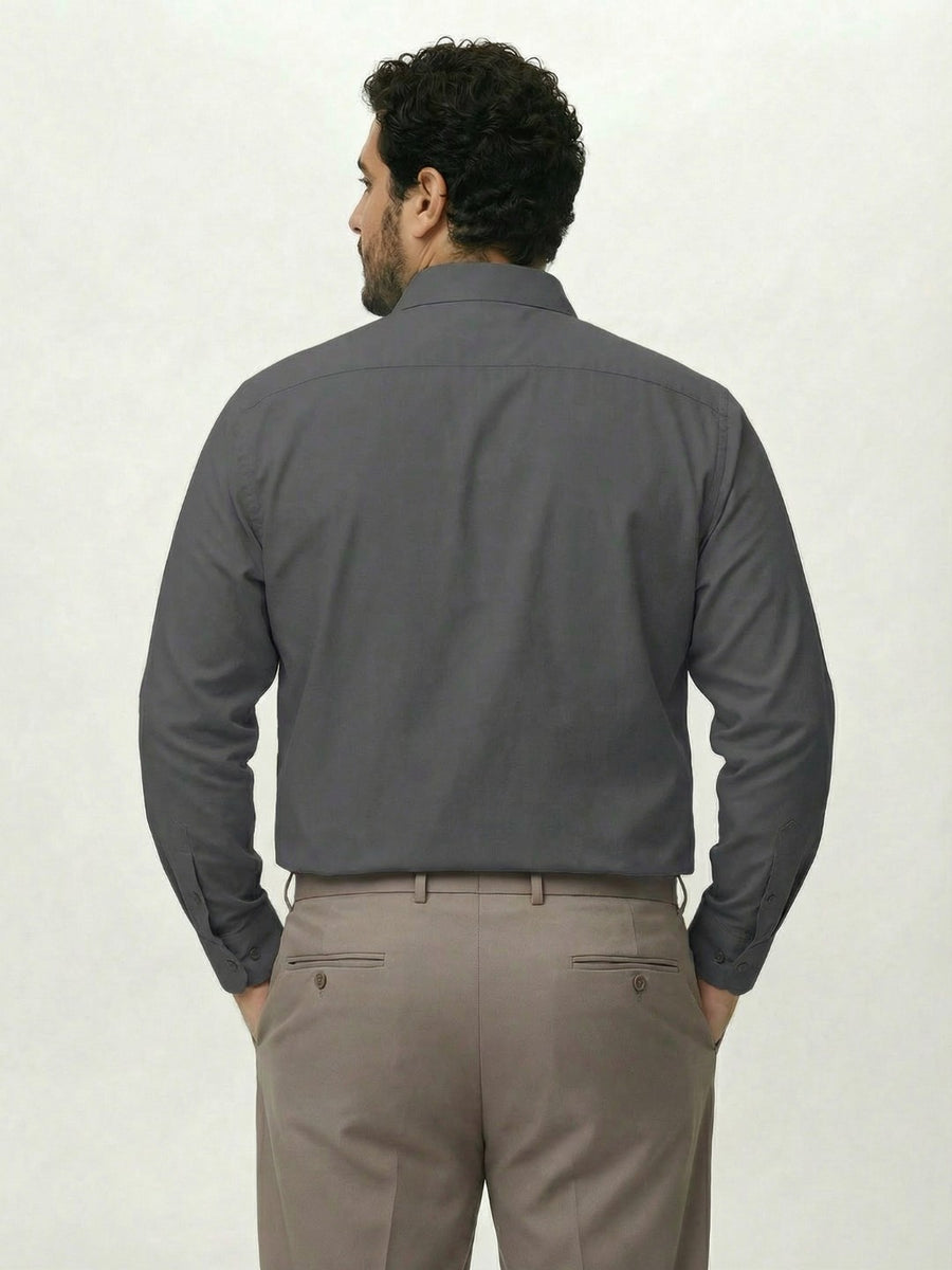 Premium Stretch Oxford Solid Plus Size Shirt