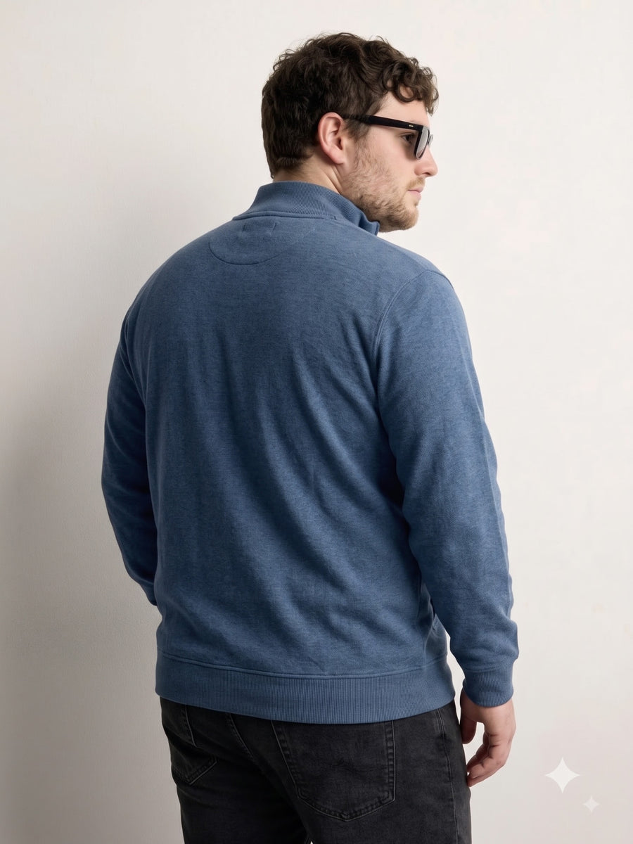Full Zip Fleece Plus Size Jacket
