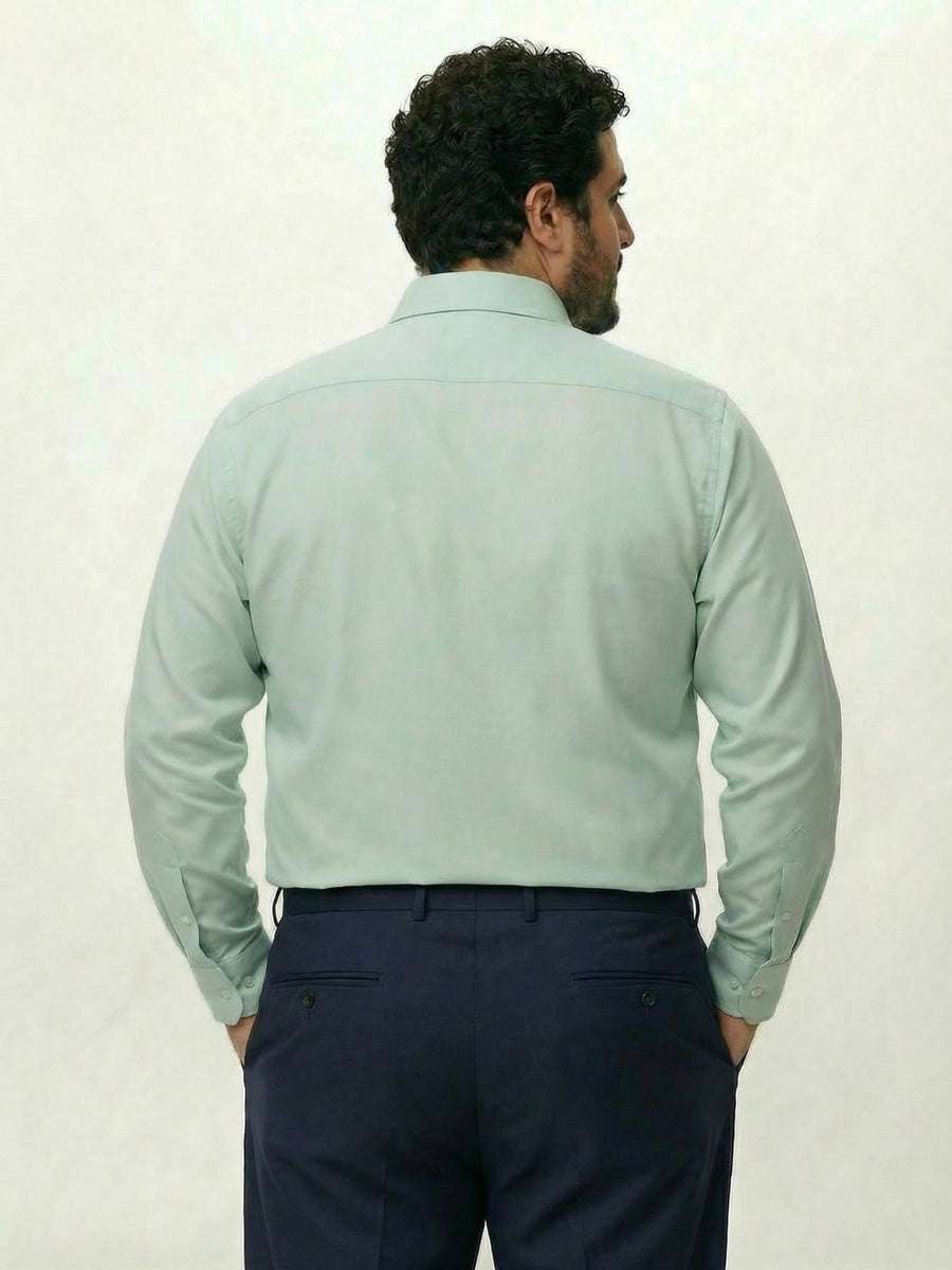Premium Stretch Oxford Solid Plus Size Shirt