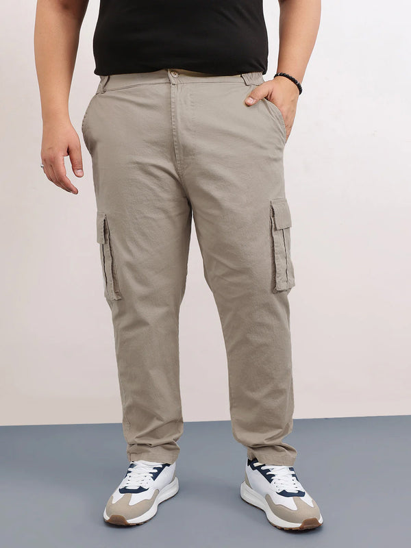 Classic 6 Pocket Stretchable Plus Size Cargo